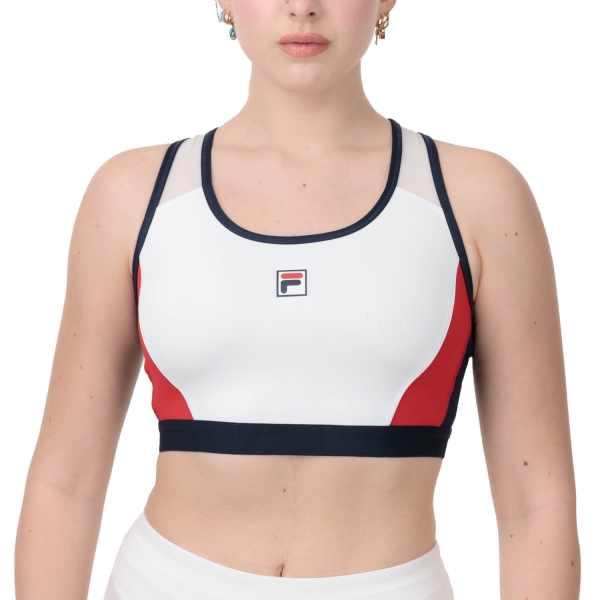 Women's Bra and Underwear Fila Yuna Sports Bra  White/Navy FBL231118151