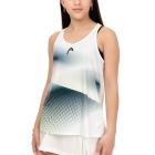 HEAD Agility Logo Top Niña - White/Print Perf W HEAD Agility Logo Top Niña - White/Print Perf W