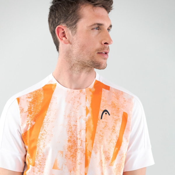 Head Tech T-Shirt - Print M/Orange