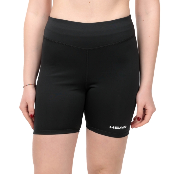 Women's Padel Skirts and Shorts Head Court Logo 7in Shorts  Black 814793BK