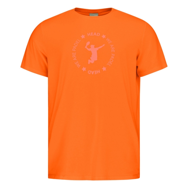 Polo y Camiseta Padel Niño Head Court Camiseta Ninos  Orange 816253OR