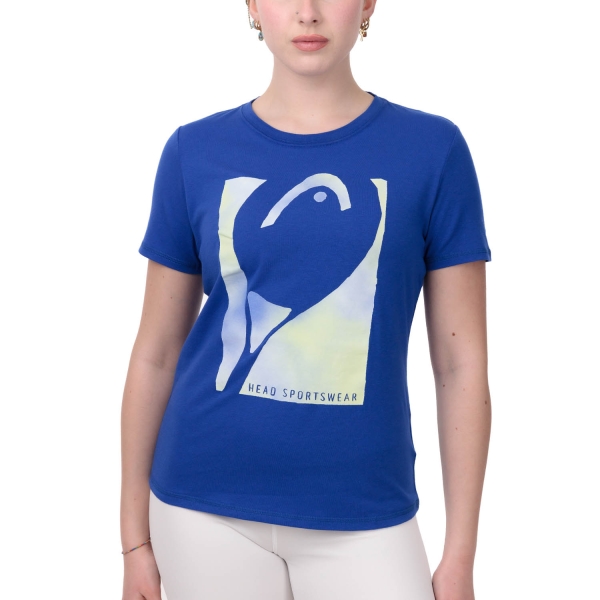 Women's Padel T-Shirt and Polo Head Vision TShirt  Royal 814743RO