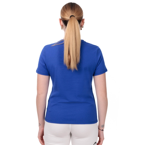 Head Tech Camiseta de Padel Mujer - Grey/Electric Blue