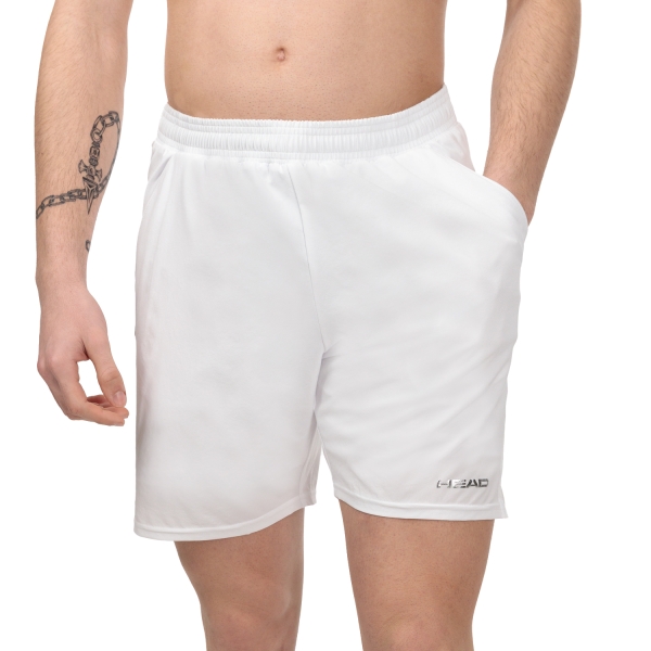 Shorts Padel Hombre HEAD Performance Logo 7in Shorts  White 811423WH
