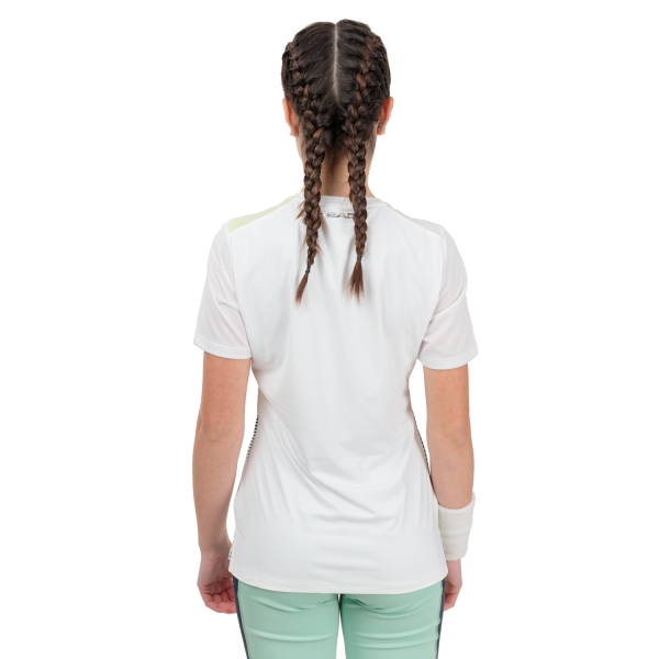 HEAD Performance Logo Graphic Maglietta - White/Print Perf W