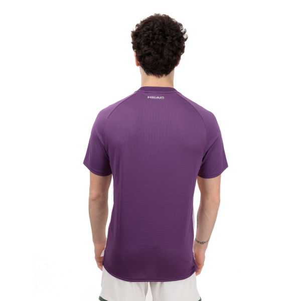 Head Performance Logo T-Shirt - Lilac/Print Perf M