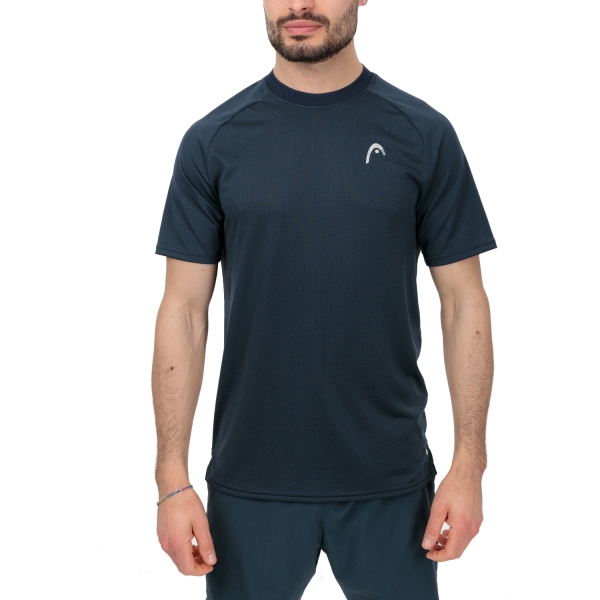 Men's T-Shirt Padel Head Performance Logo TShirt  Navy 811413NV