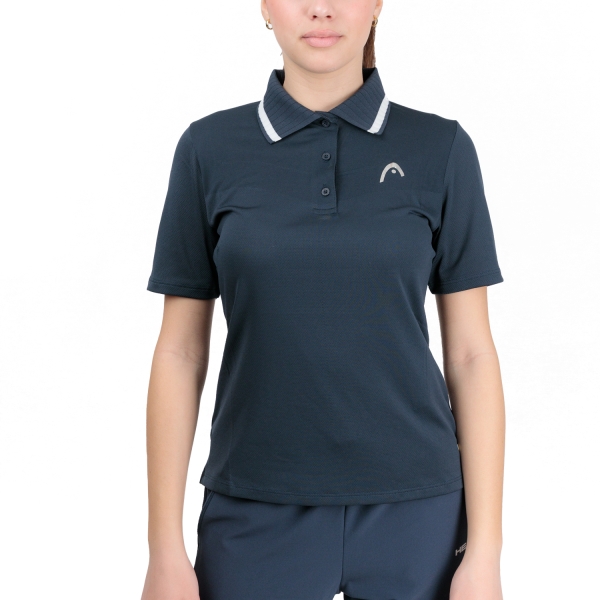 Women's Padel T-Shirt and Polo Head Performance Logo Polo  Navy 814603NV