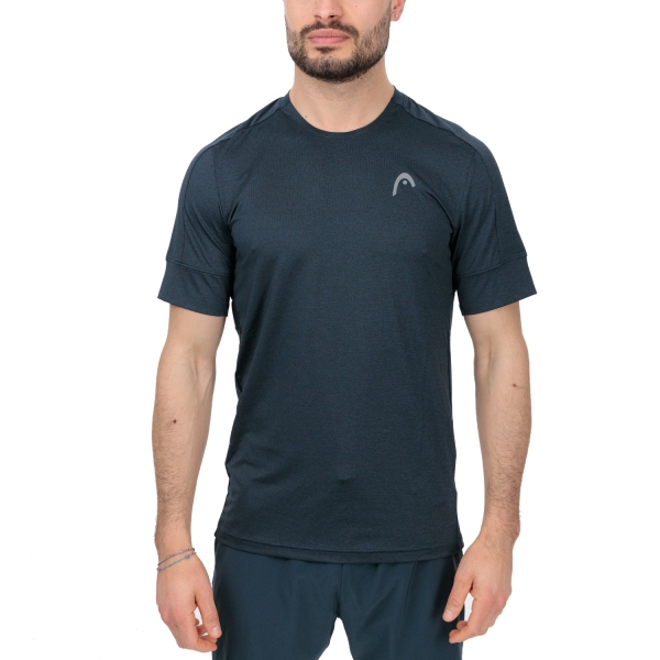 Men's T-Shirt Padel HEAD Play Tech Logo TShirt  Navy 811363NV