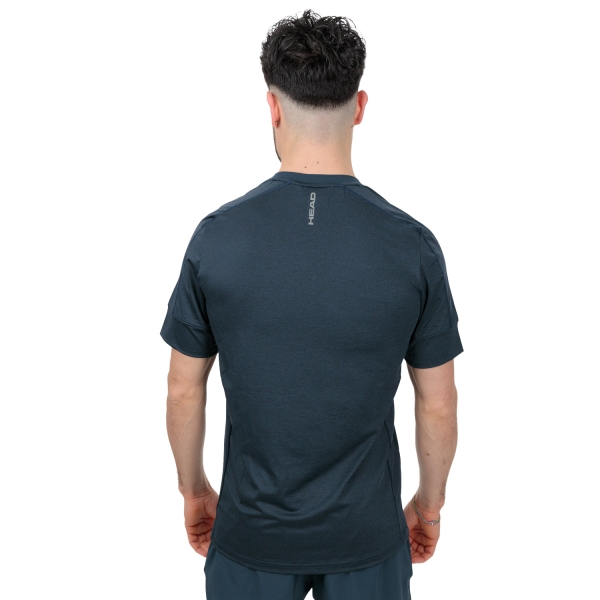 HEAD Play Tech Logo T-Shirt - Navy