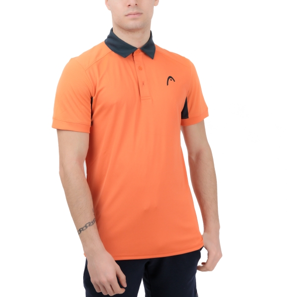 Men's Padel Polo HEAD Slice Logo Polo  Flamingo 811433FA