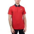 HEAD Slice Logo Polo - Red HEAD Slice Logo Polo - Red