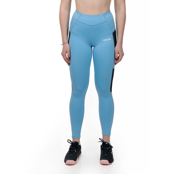 Women's Padel Pants and Tights Head Tech Tights  Electric Blue 814653EL
