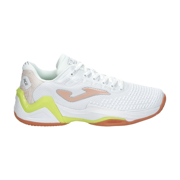 Women's Padel Shoes Joma Ace Pro Clay  White TACELS2302P