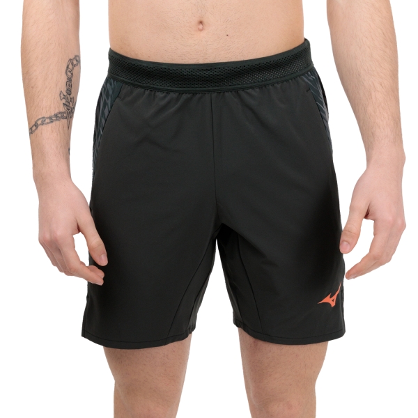 Men's Padel Shorts Mizuno Amplify 8in Shorts  Black 62GBA00109