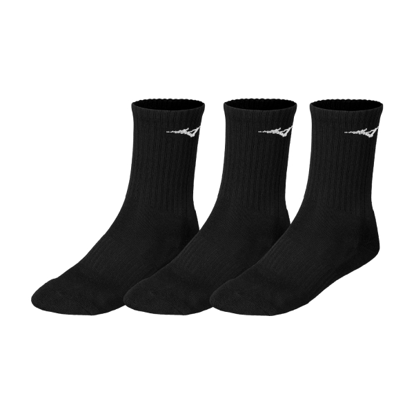 Padel Socks Mizuno Drylite Socks x 3  Black 32GX2505Z09