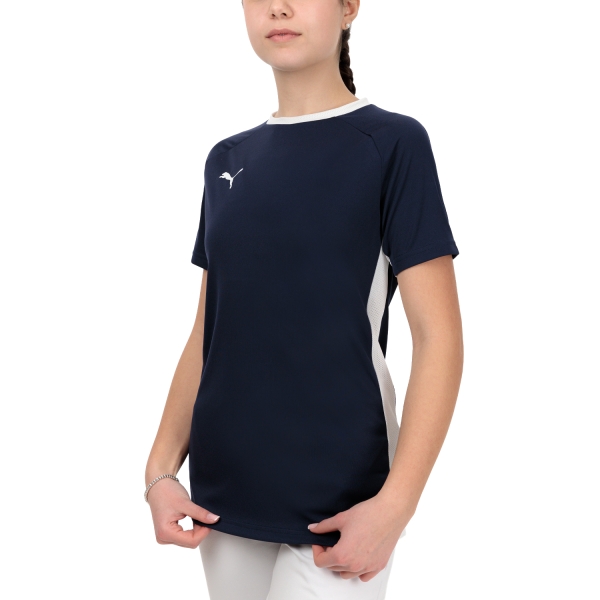 Women's Padel T-Shirt and Polo Puma TeamLIGA TShirt  Blue 93183806