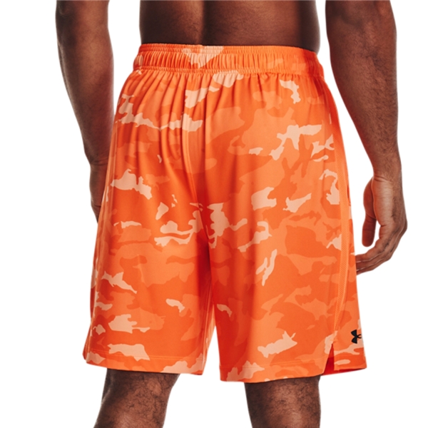 Under Armour Tech Vent Printed 8in Shorts - Orange Blast/Black