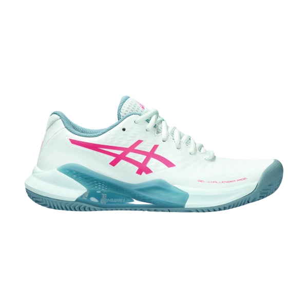Women's Padel Shoes Asics Gel Challenger 14 Padel  Soothing Sea/Hot Pink 1042A232401