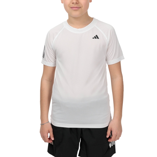 Girl's Padel Tanks and Shirts adidas Club TShirt Girl  White HS0551