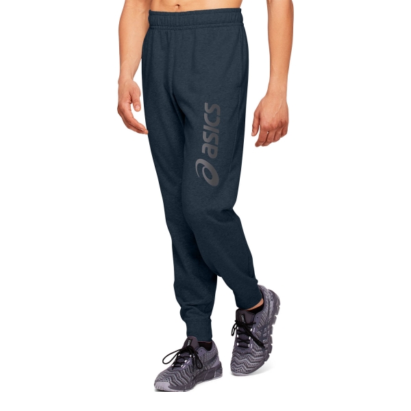 Men's Padel Pant and Tight Asics Big Logo Pants  French Blue/Dark Grey 2031A977409