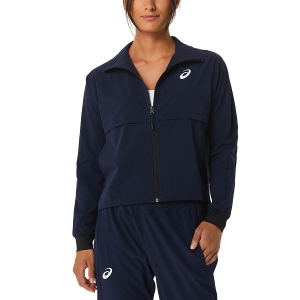 Women's Padel Jacket Asics Match Jacket  Midnight 2042A255400