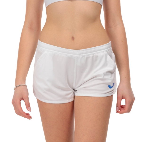 Falda y Shorts Padel Mujer Joma FITP 2in Shorts  White SW900250B200