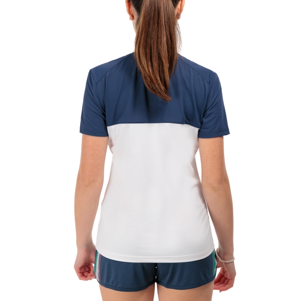 Joma Combi Camiseta de Tenis Mujer - Blue/White