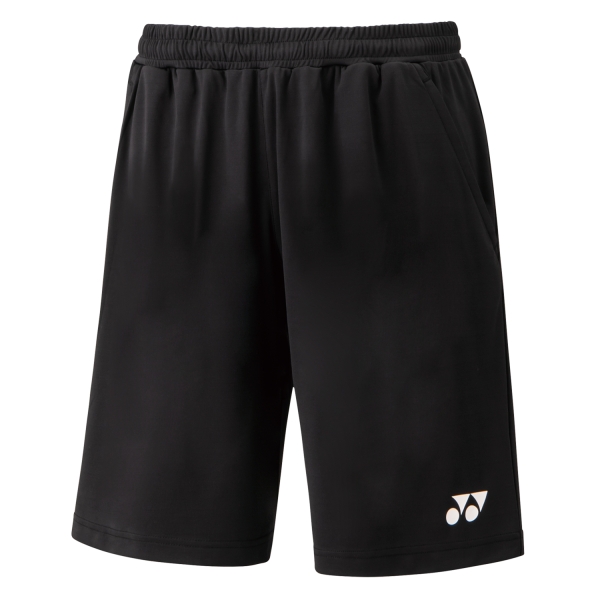 Boy's Padel Shorts and Pants Yonex Club 8in Shorts Junior  Black YJ0030N