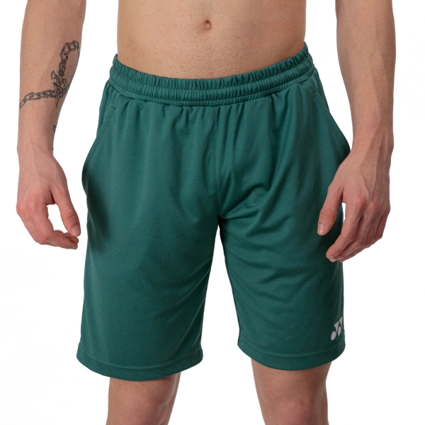 Shorts Padel Hombre Yonex Club Knit 9in Shorts  Antigue Green YM0030AG