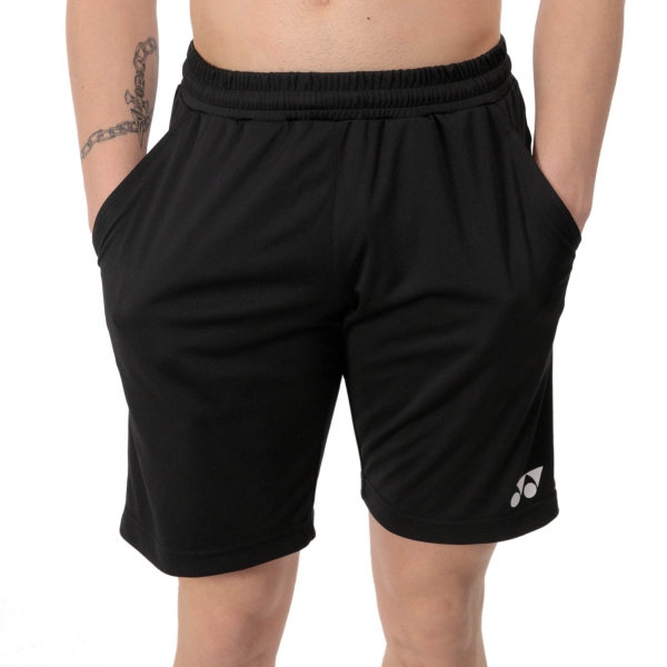 Shorts Padel Hombre Yonex Club Knit 9in Shorts  Black YM0030N