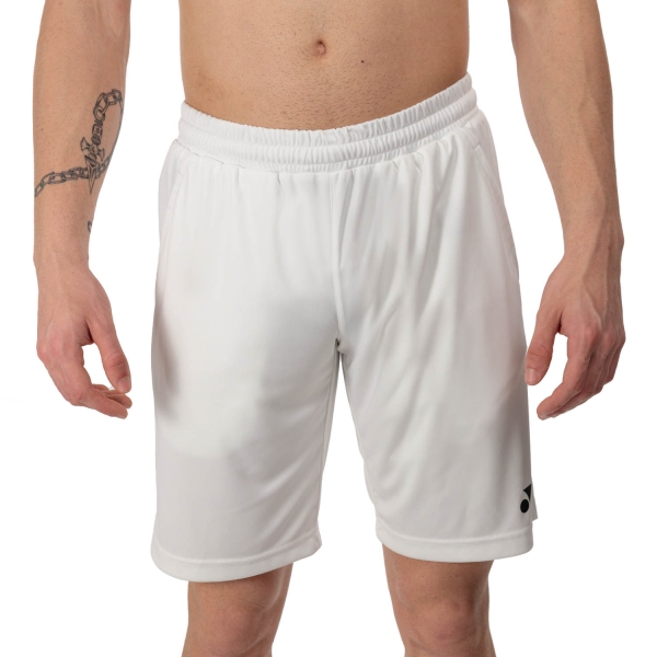 Men's Padel Shorts Yonex Club Knit 9in Shorts  White YM0030B