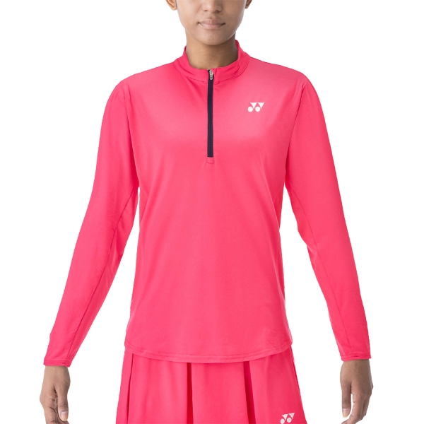 Women's Padel Shirts & Hoodies Yonex Tournament Shirt  Rose Pink TWL20697RP