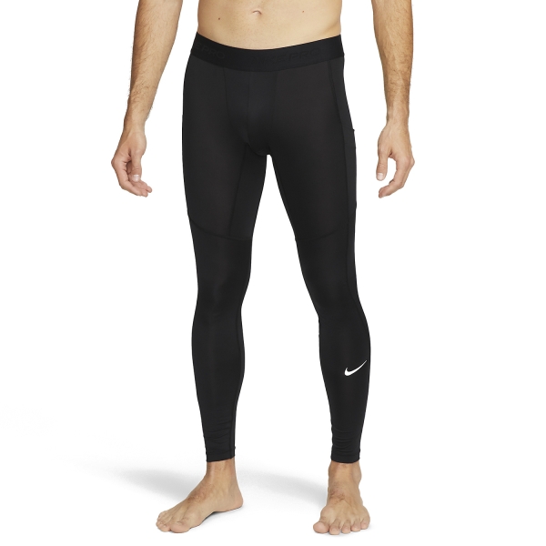 Men's Underwear Nike DriFIT Pro Long Tights  Black/White FB7952010