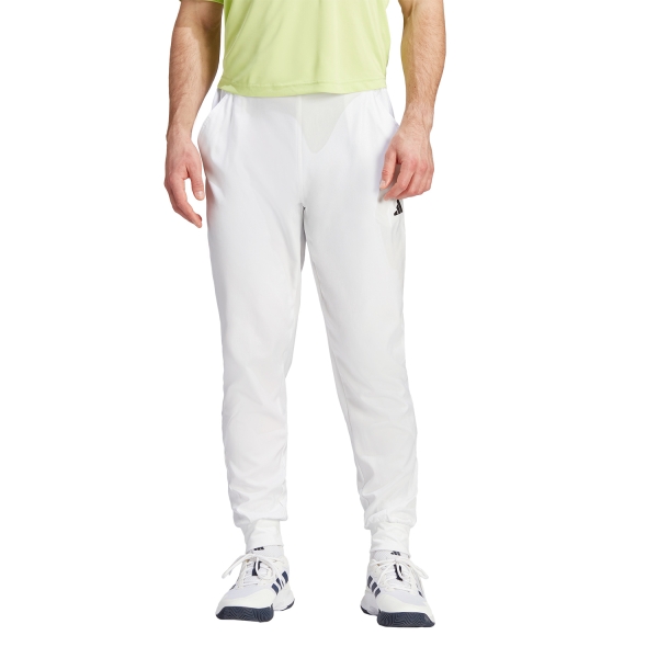 Pant y Tights Padel Hombre adidas Woven Pro Pantalones  White IA7096