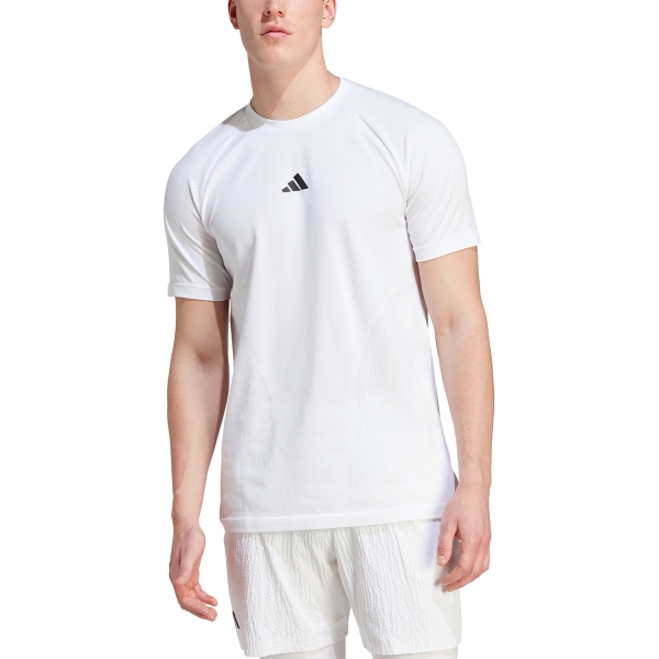 Men's T-Shirt Padel adidas AEROREADY Pro TShirt  White IA7100