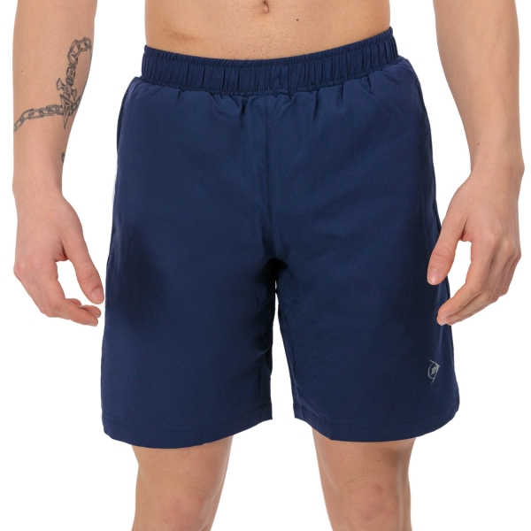 Shorts Padel Hombre Dunlop Woven Club 9in Shorts  Navy 71350
