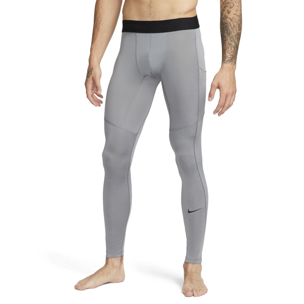 Men's Underwear Nike DriFIT Pro Long Tights  Smoke Grey/Black FB7952084