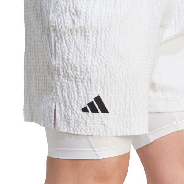 adidas Pro 2 in 1 7in Shorts - White