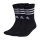 adidas 3 Stripes Cushioned x 3 Calcetines - Black/White