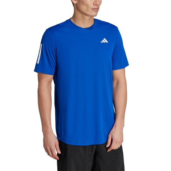 Men's T-Shirt Padel adidas Club 3 Stripes TShirt  Collegiate Royal IJ4882