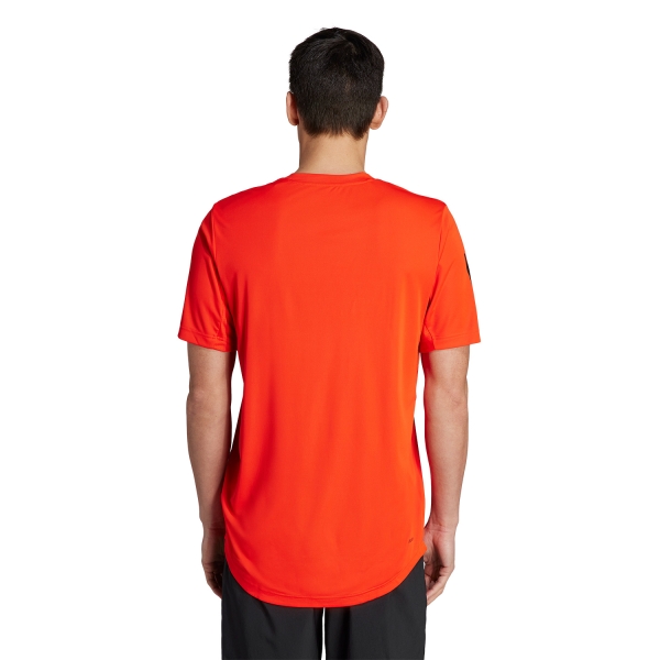 adidas Club 3 Stripes Maglietta - Bold Orange