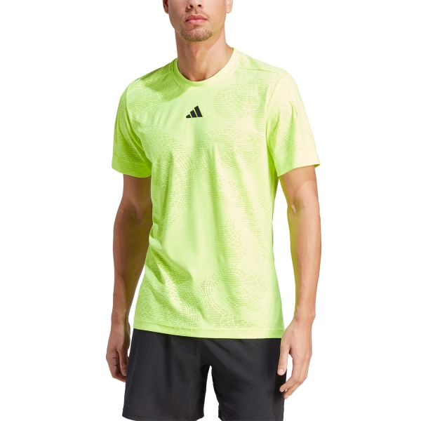Men's T-Shirt Padel adidas FreeLift Pro TShirt  Lucid Lemon IK7108