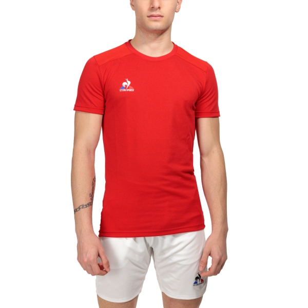 Camiseta Padel Hombre Le Coq Sportif Performance Camiseta  Pur Rouge 2320136