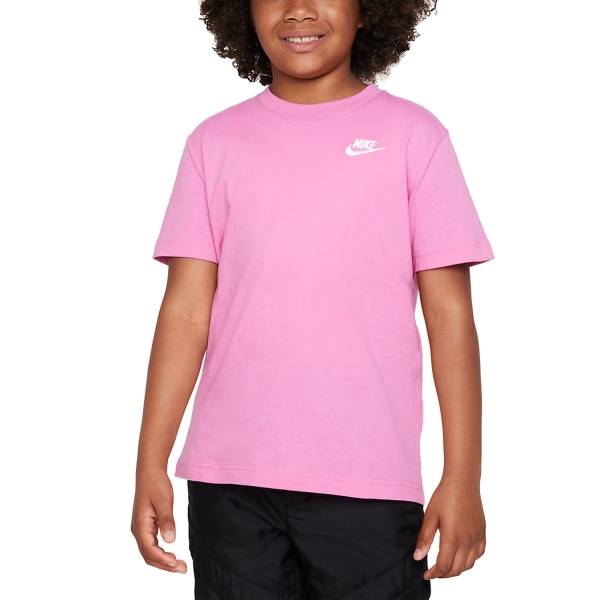 Girl's Padel Tanks and Shirts Nike Club TShirt Girl  Playful Pink FD0927620