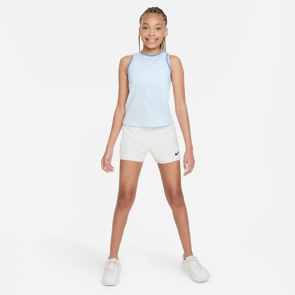 Nike Court Dri-FIT Victory Tank Girl - Blue Tint/Polar/White