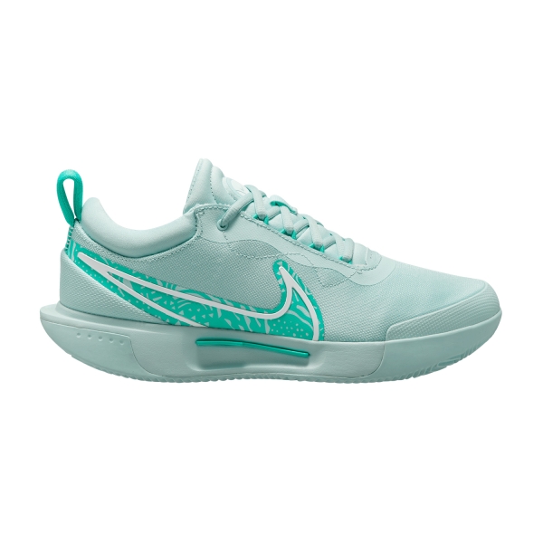 Women's Padel Shoes Nike Court Zoom Pro Clay  Jade Ice/White/Clear Jade FD1156300