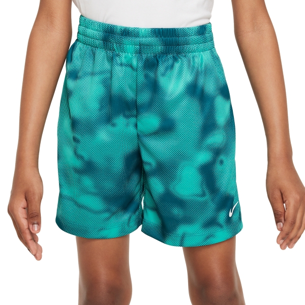 Boy's Padel Shorts and Pants Nike DriFIT Icon 6in Shorts Boy  Geode Teal/White DX5353381