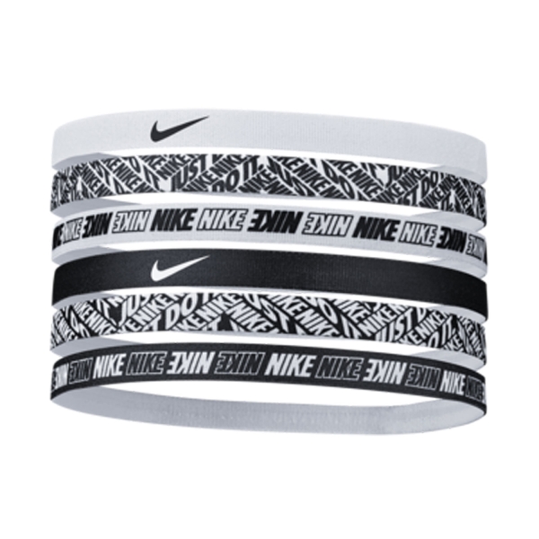 Padel Headband Nike Printed x 6 Mini Hairbands  White N.000.2545.176.OS
