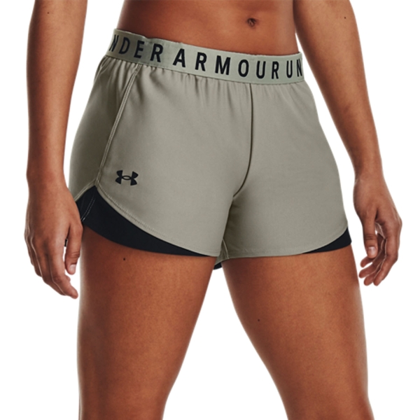 Women's Padel Skirts and Shorts Under Armour Play Up 3.0 3in Shorts  Grove Green 13445520504